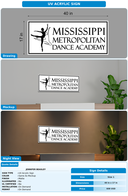 CUSTOM MOCKUP SIGN FOR Jennifer Beasley