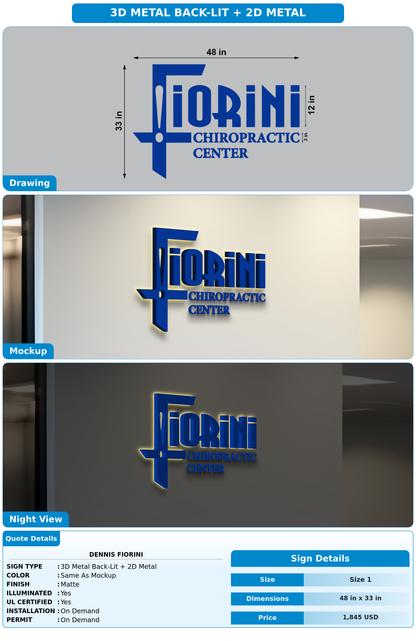 CUSTOM MOCKUP SIGN FOR Dennis Fiorini