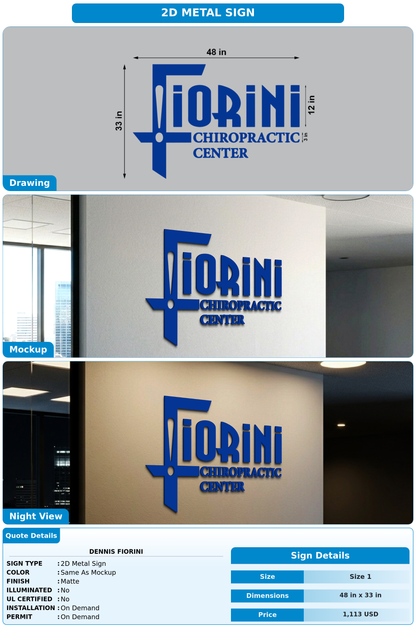 CUSTOM MOCKUP SIGN FOR Dennis Fiorini