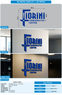 CUSTOM MOCKUP SIGN FOR Dennis Fiorini