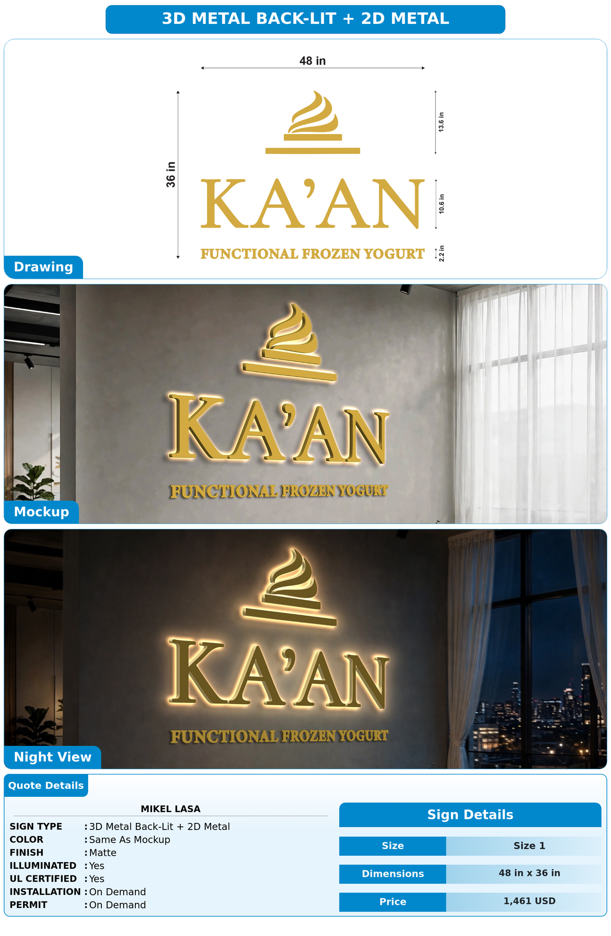 CUSTOM MOCKUP SIGN FOR Mikel Lasa