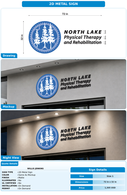 CUSTOM MOCKUP SIGN FOR Willis Jenkins