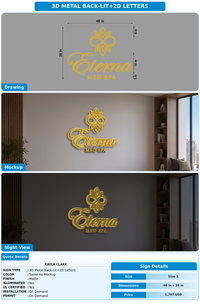 CUSTOM MOCKUP SIGN FOR Kayla Clark
