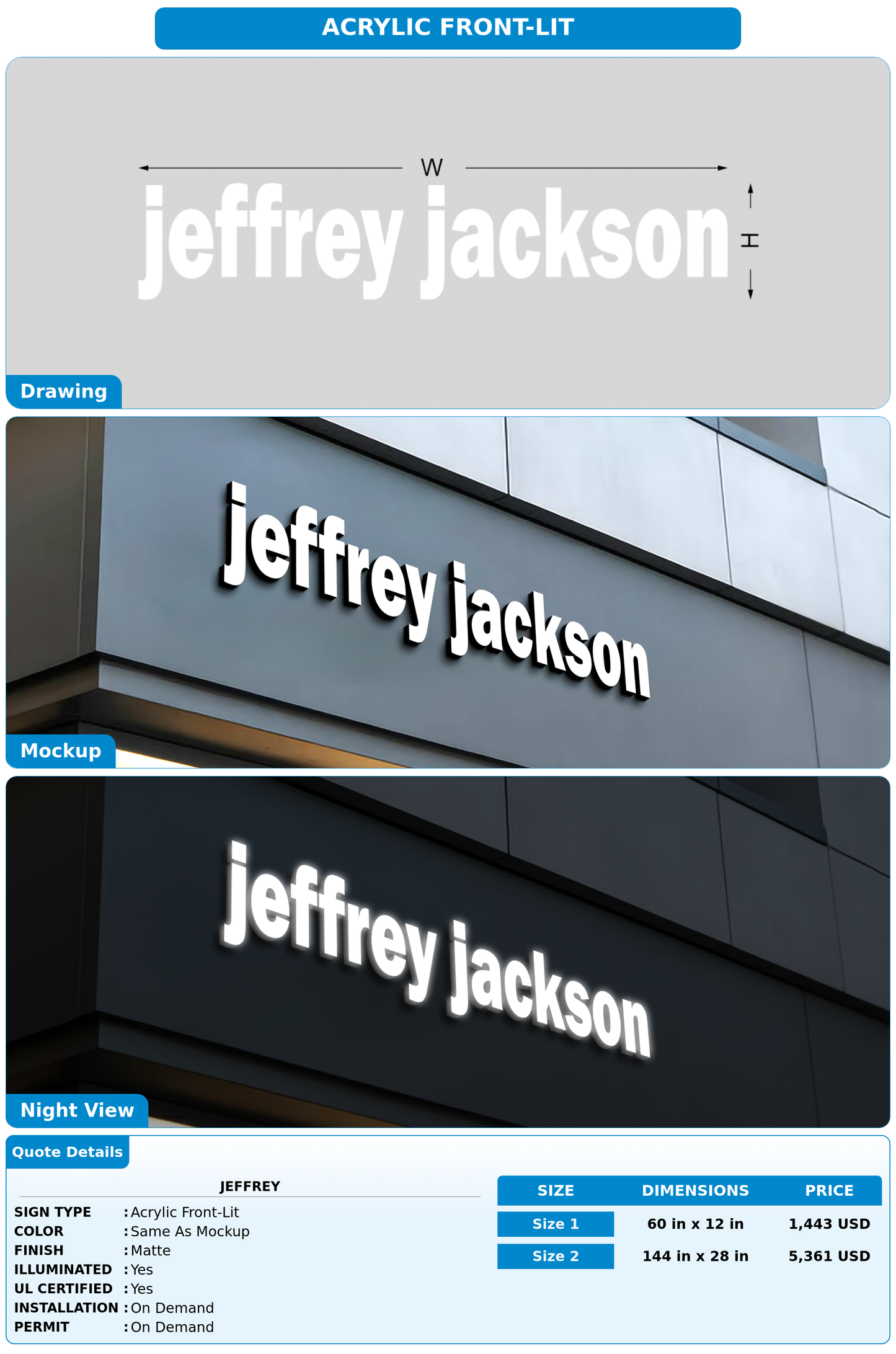 CUSTOM MOCKUP SIGN FOR jeffrey