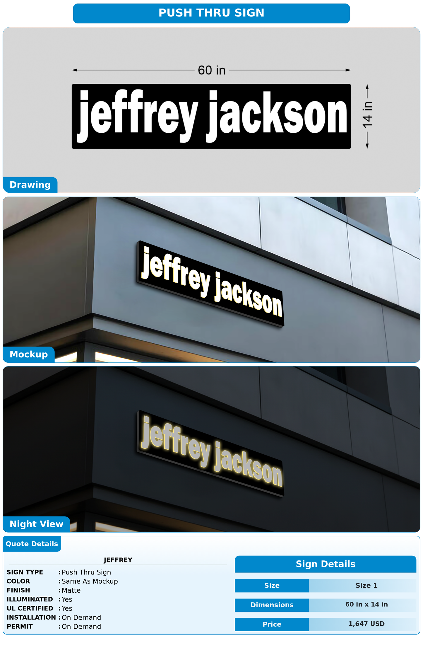 CUSTOM MOCKUP SIGN FOR jeffrey