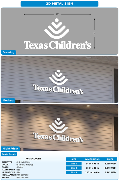 CUSTOM MOCKUP SIGN FOR Angie Gooden