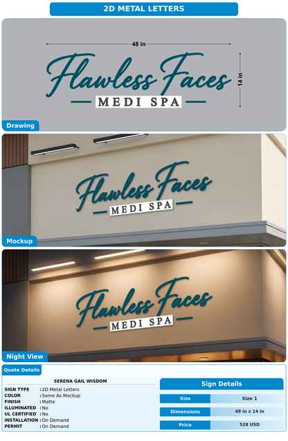 CUSTOM MOCKUP SIGN FOR Serena Gail Wisdom