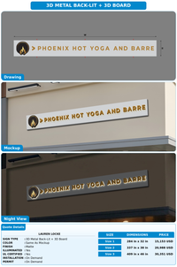 CUSTOM MOCKUP SIGN FOR Lauren Locke