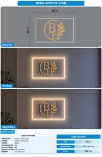 CUSTOM MOCKUP SIGN FOR Jena kapferer