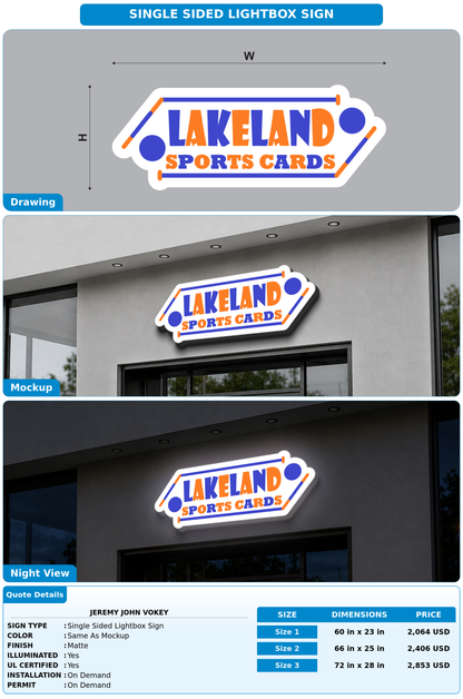 CUSTOM MOCKUP SIGN FOR JEREMY JOHN VOKEY