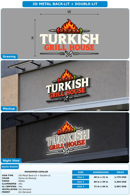 CUSTOM MOCKUP SIGN FOR Muhammed Kayalar