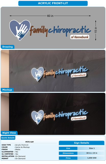 CUSTOM MOCKUP SIGN FOR Pete Gay