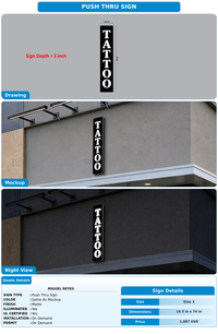 CUSTOM MOCKUP SIGN FOR MIGUEL REYES