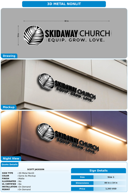 CUSTOM MOCKUP SIGN FOR Scott Jackson