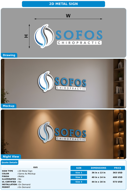 CUSTOM MOCKUP SIGN FOR Gus