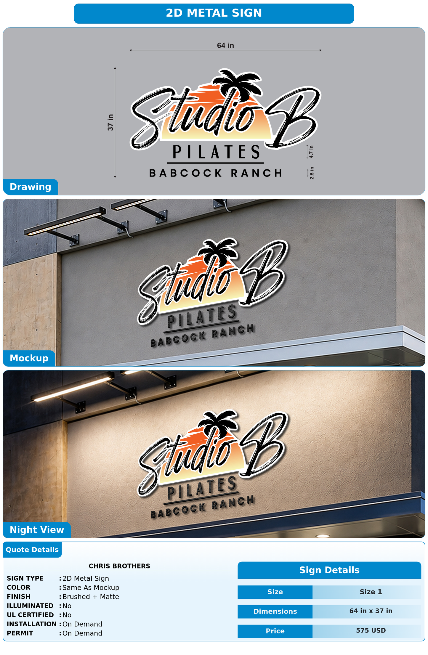 40% Payment link for Chris Brothers