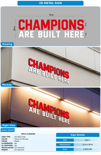 CUSTOM MOCKUP SIGN FOR Erica Flanigan