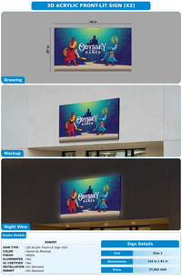 CUSTOM MOCKUP SIGN FOR Robert