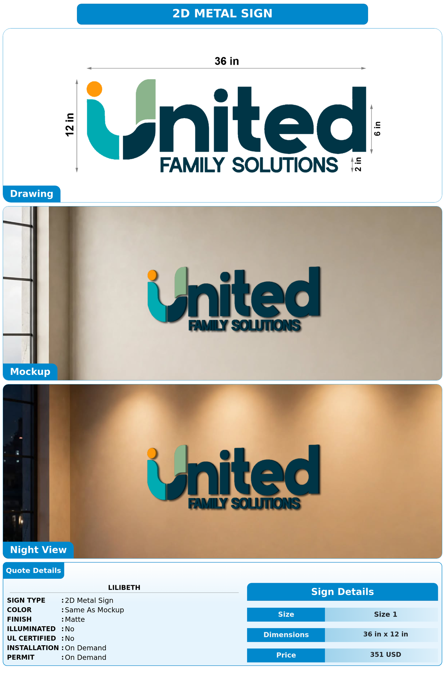 CUSTOM MOCKUP SIGN FOR lilibeth