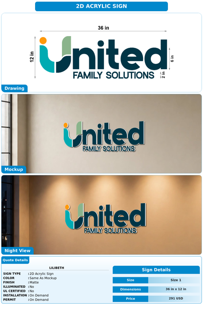 CUSTOM MOCKUP SIGN FOR lilibeth