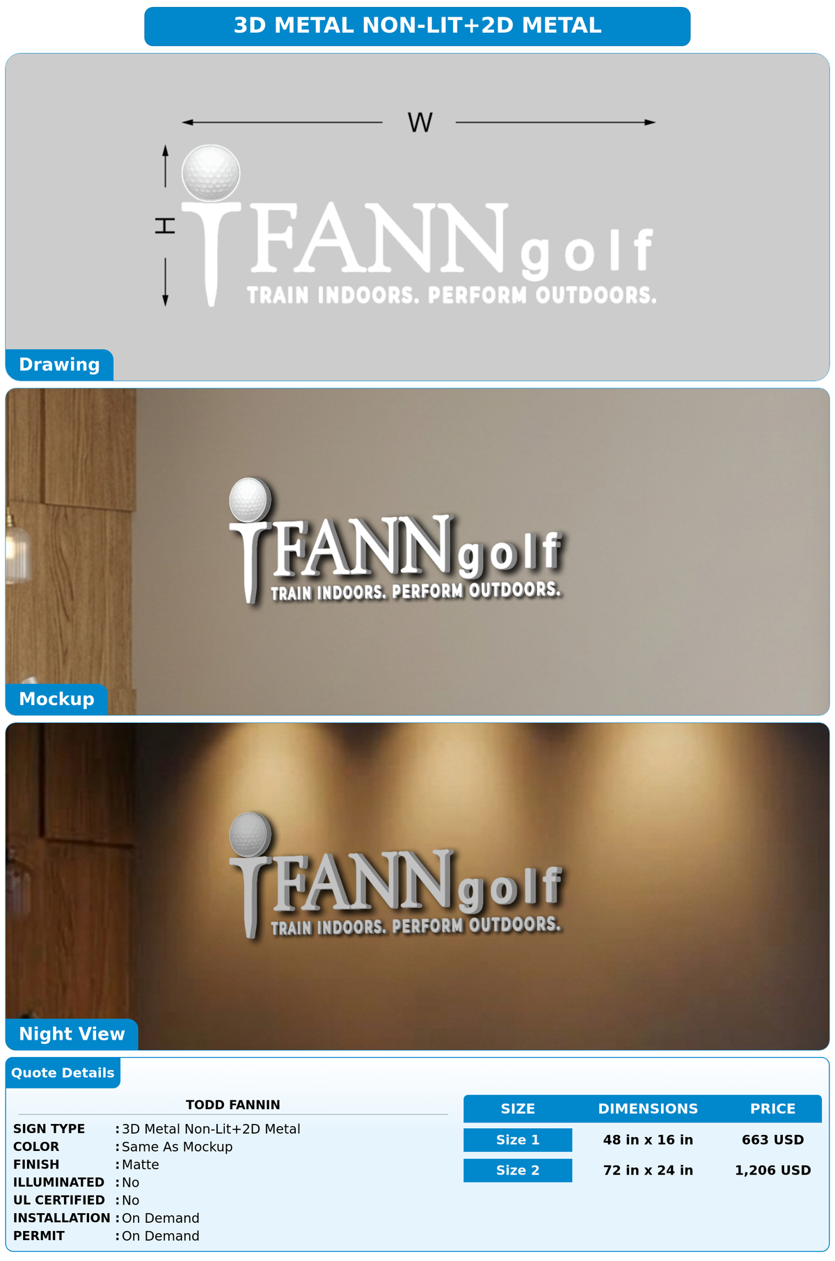 CUSTOM MOCKUP SIGN FOR Todd Fannin
