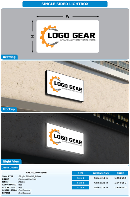 CUSTOM MOCKUP SIGN FOR Gary Edmondson