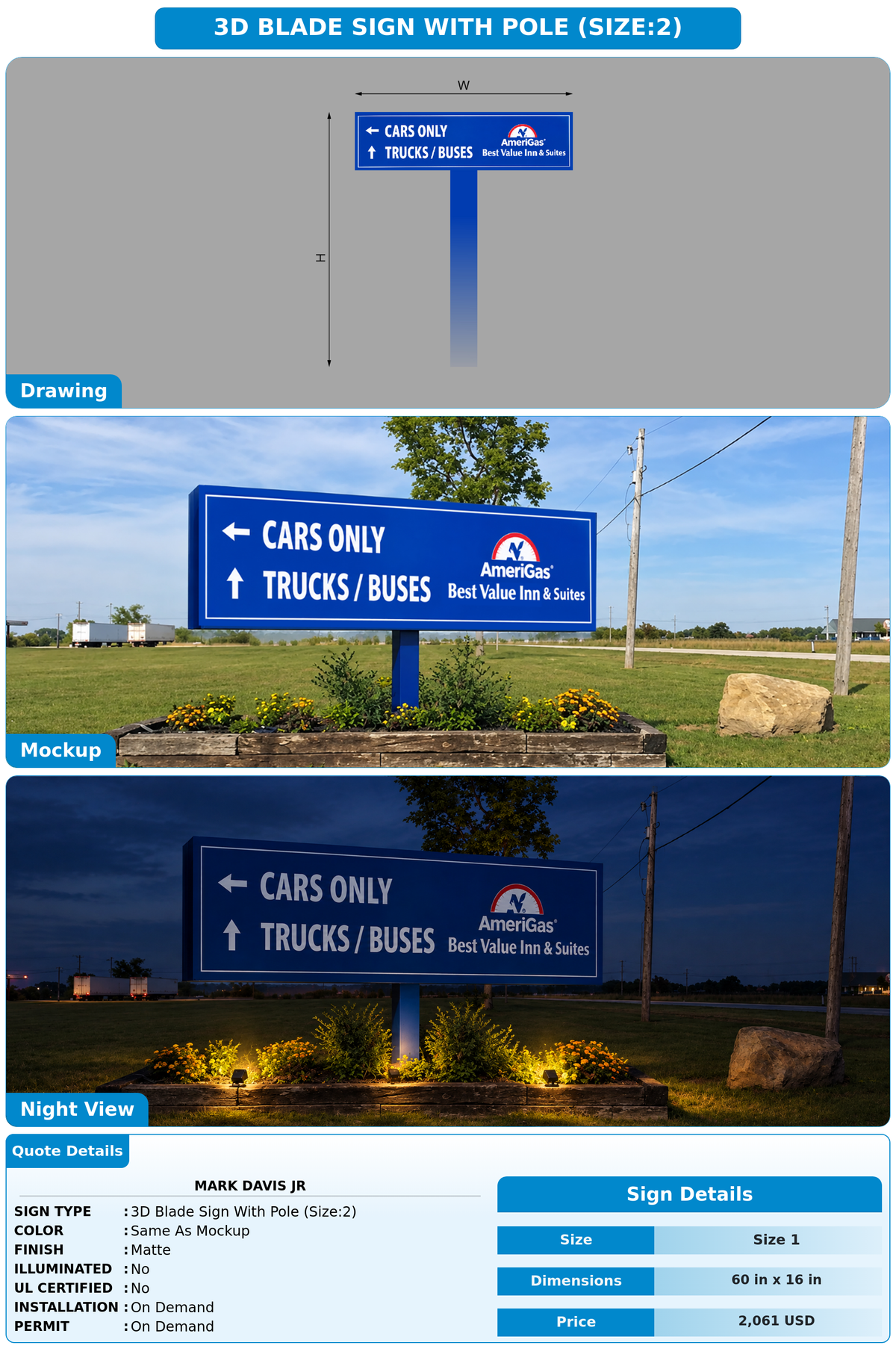 CUSTOM MOCKUP SIGN FOR Mark Davis Jr