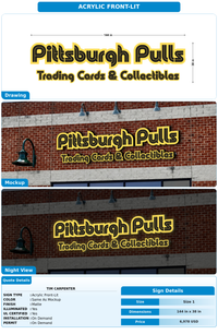 CUSTOM MOCKUP SIGN FOR Tim Carpenter