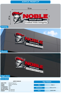 CUSTOM MOCKUP SIGN FOR Jimmy Bowlds