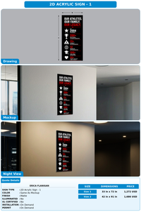 CUSTOM MOCKUP SIGN FOR Erica  Flanigan