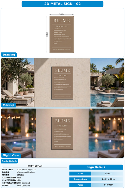 CUSTOM MOCKUP SIGN FOR Kristi Luman