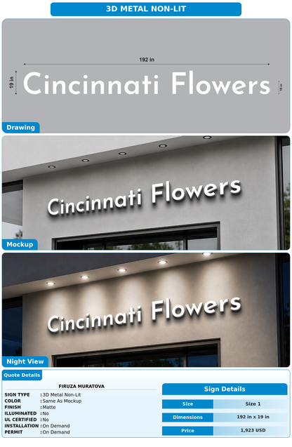 CUSTOM MOCKUP SIGN FOR Firuza Muratova