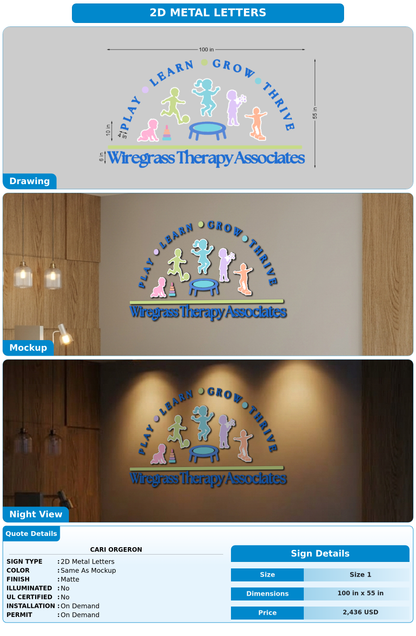 CUSTOM MOCKUP SIGN FOR Cari Orgeron