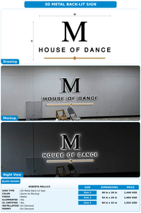 CUSTOM MOCKUP SIGN FOR Roberta Mallico