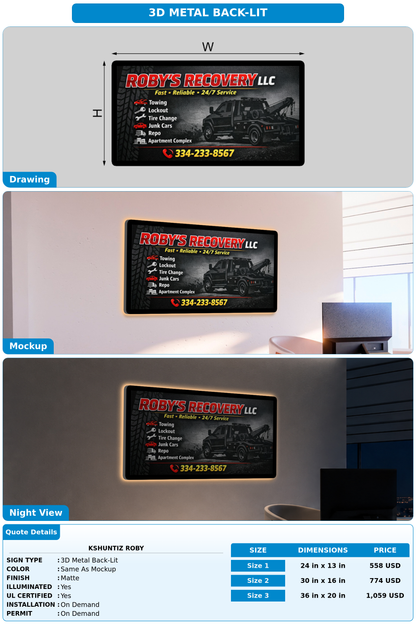 CUSTOM MOCKUP SIGN FOR Kshuntiz Roby