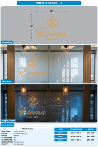 CUSTOM MOCKUP SIGN FOR Kayla Clark