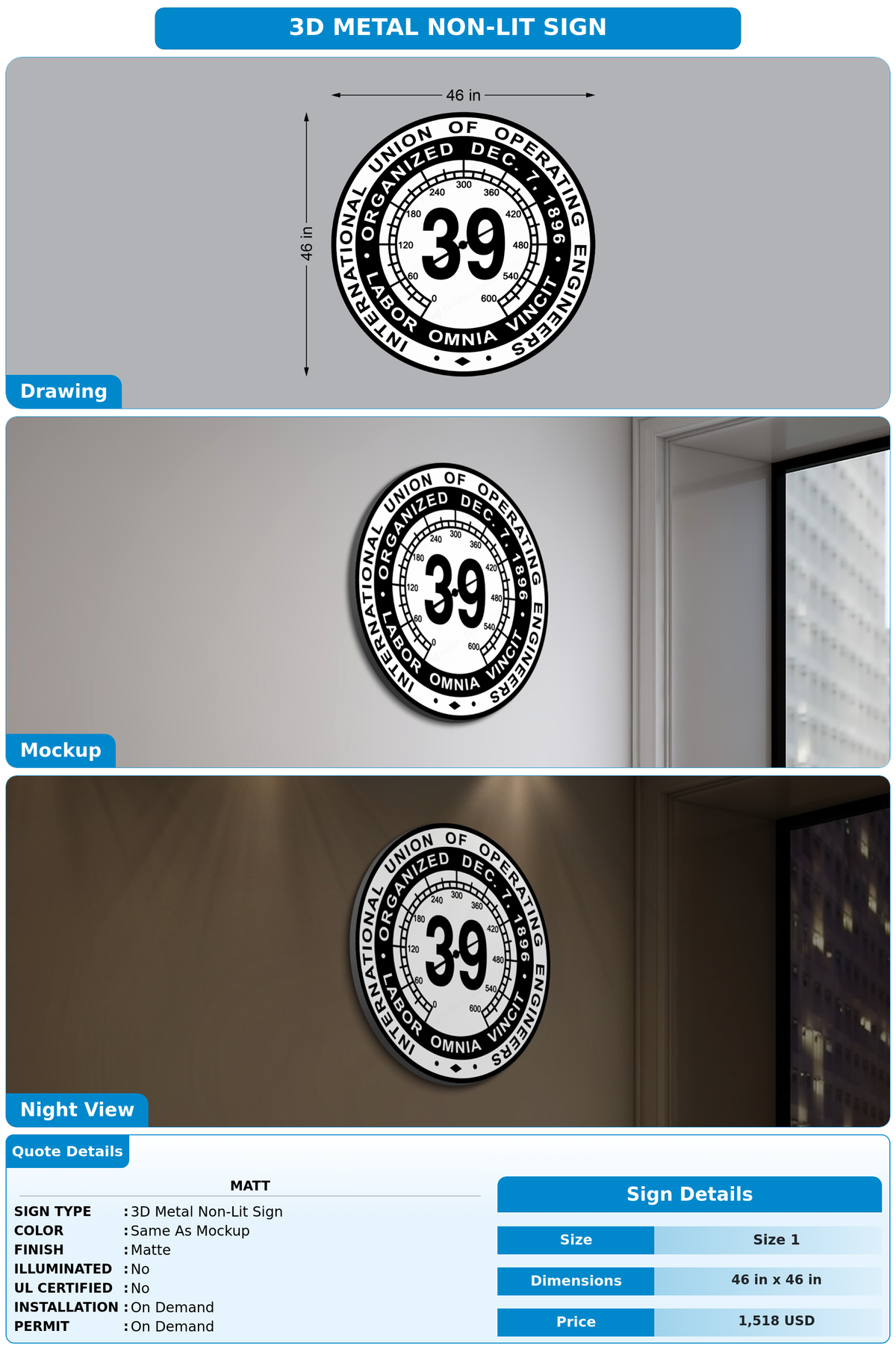CUSTOM MOCKUP SIGN FOR Matt