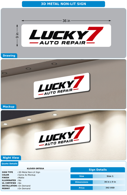 CUSTOM MOCKUP SIGN FOR Klever ortega