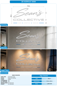 CUSTOM MOCKUP SIGN FOR sean m bolton