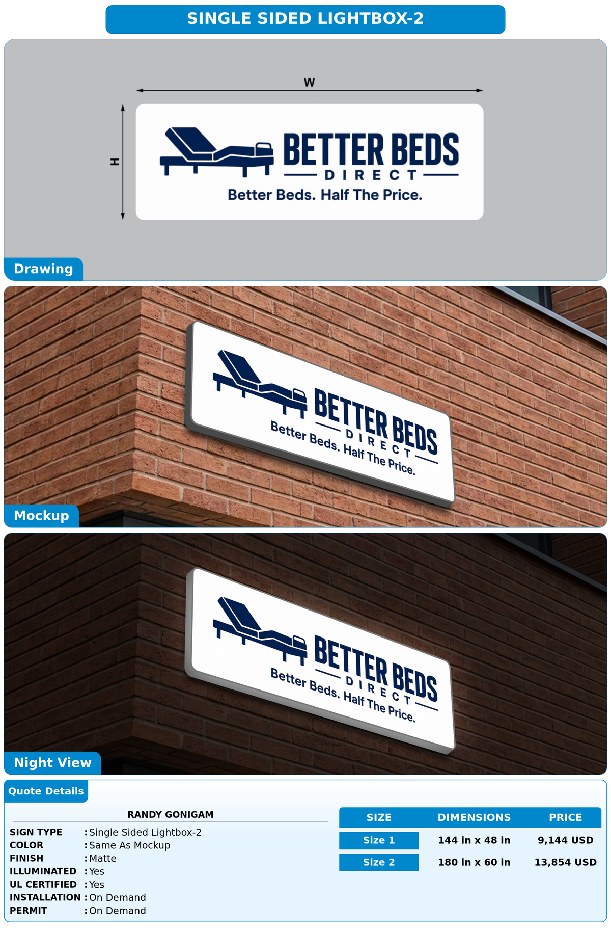 CUSTOM MOCKUP SIGN FOR Randy Gonigam