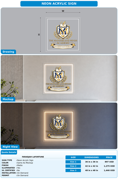CUSTOM MOCKUP SIGN FOR Faradjah Lafortune