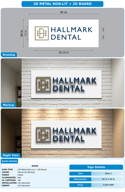 CUSTOM MOCKUP SIGN FOR David