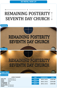 CUSTOM MOCKUP SIGN FOR Ludnie Toussaint