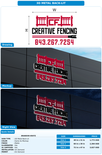 CUSTOM MOCKUP SIGN FOR Brandon Krotz