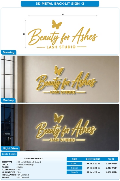 CUSTOM MOCKUP SIGN FOR Sulie Hernandez