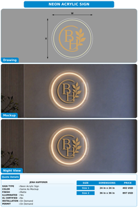 CUSTOM MOCKUP SIGN FOR Jena kapferer