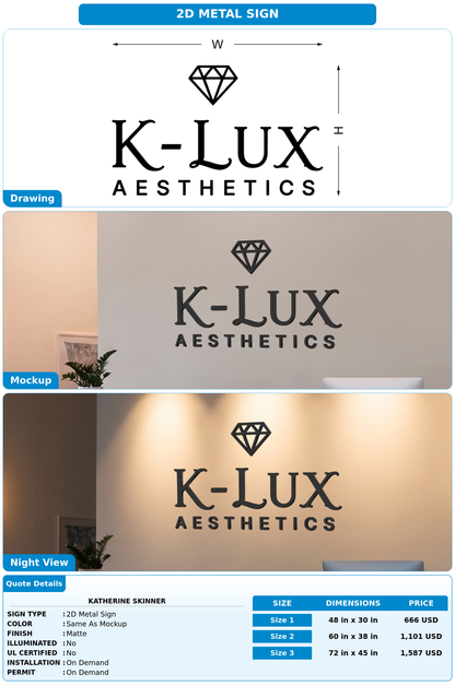 CUSTOM MOCKUP SIGN FOR Katherine Skinner