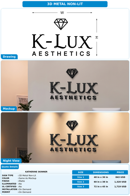 CUSTOM MOCKUP SIGN FOR Katherine Skinner
