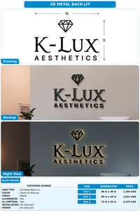 CUSTOM MOCKUP SIGN FOR Katherine Skinner