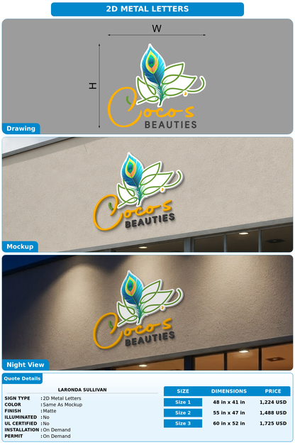CUSTOM MOCKUP SIGN FOR Laronda Sullivan